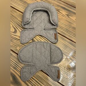 JJ Cole Head Support Newborn car seat, Stroller Gray Herringbone